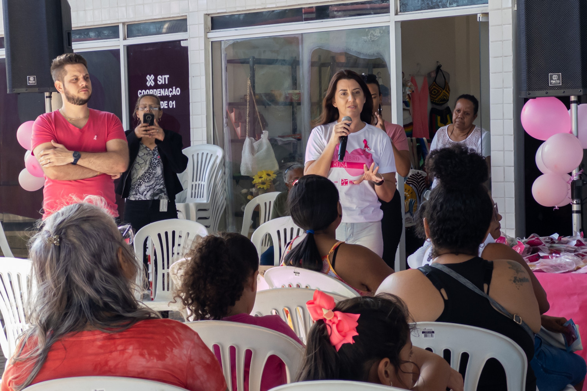 Terminal Central recebe ação do Outubro Rosa com rodas de conversa e orientações sobre a saúde feminina - Foto: Divulgação