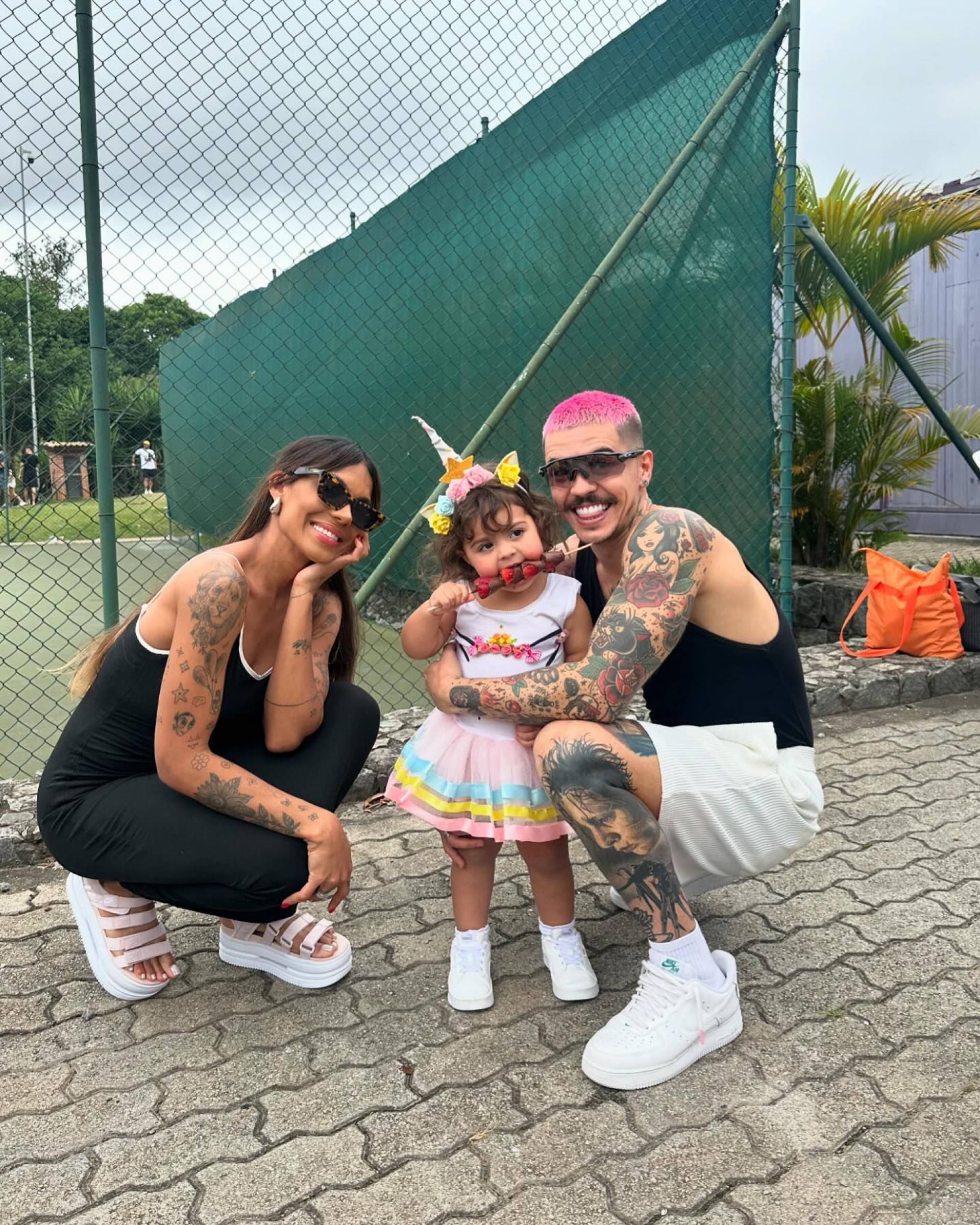Tays Reis, Biel e a filha, Pietra - Reprodução / Instagram