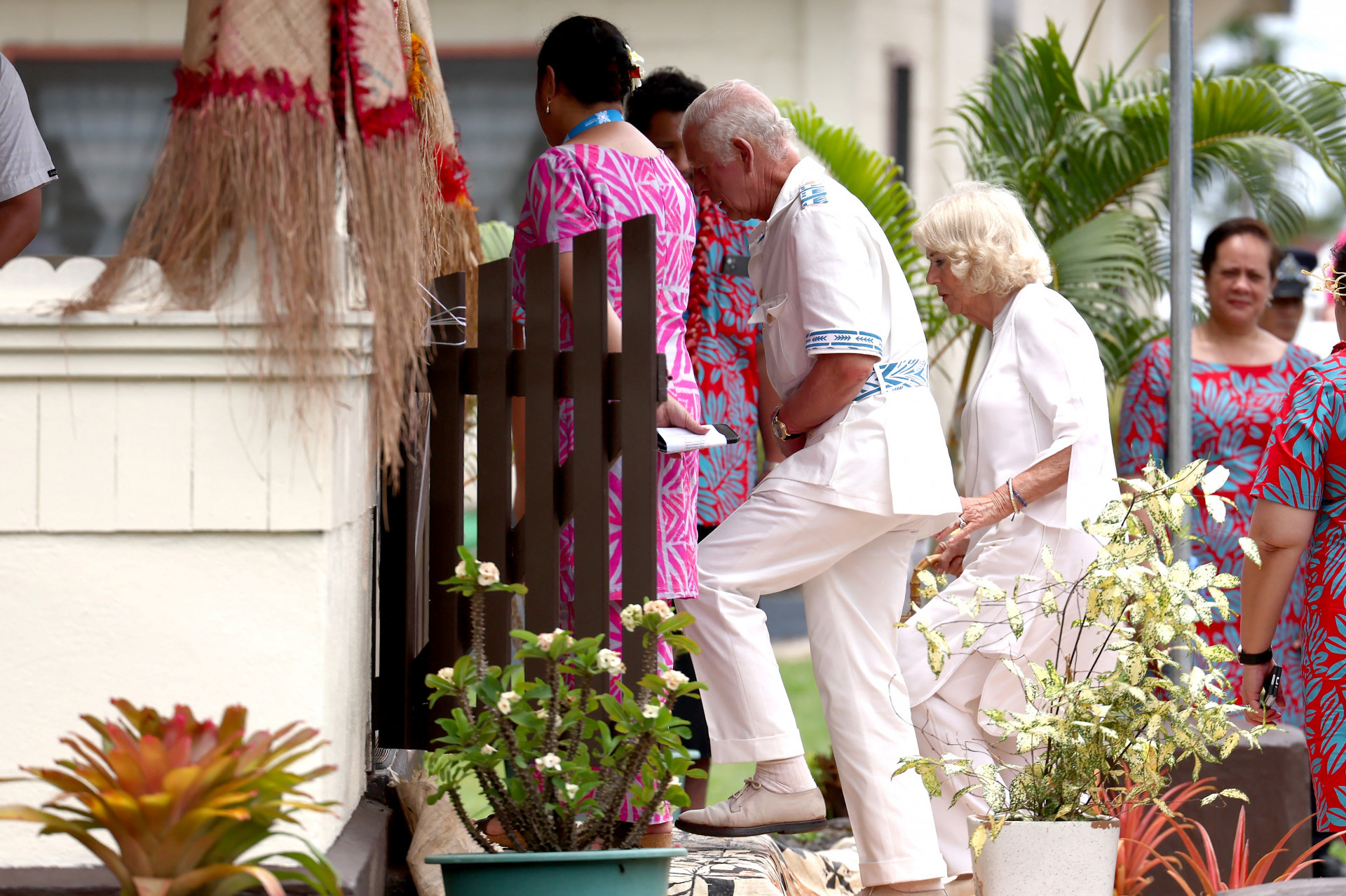 Charles III é nomeado 'grande líder' de Samoa - Manaui Faulalo/AFP