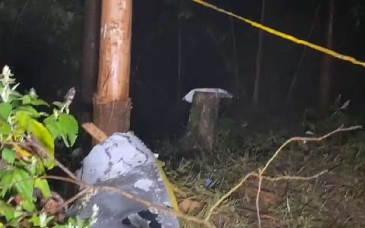 Aeronave cai no Vale do Para&iacute;ba, em S&atilde;o Paulo