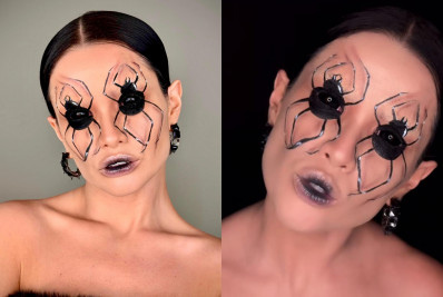 Juliette surpreende com maquiagem assustadora de Halloween