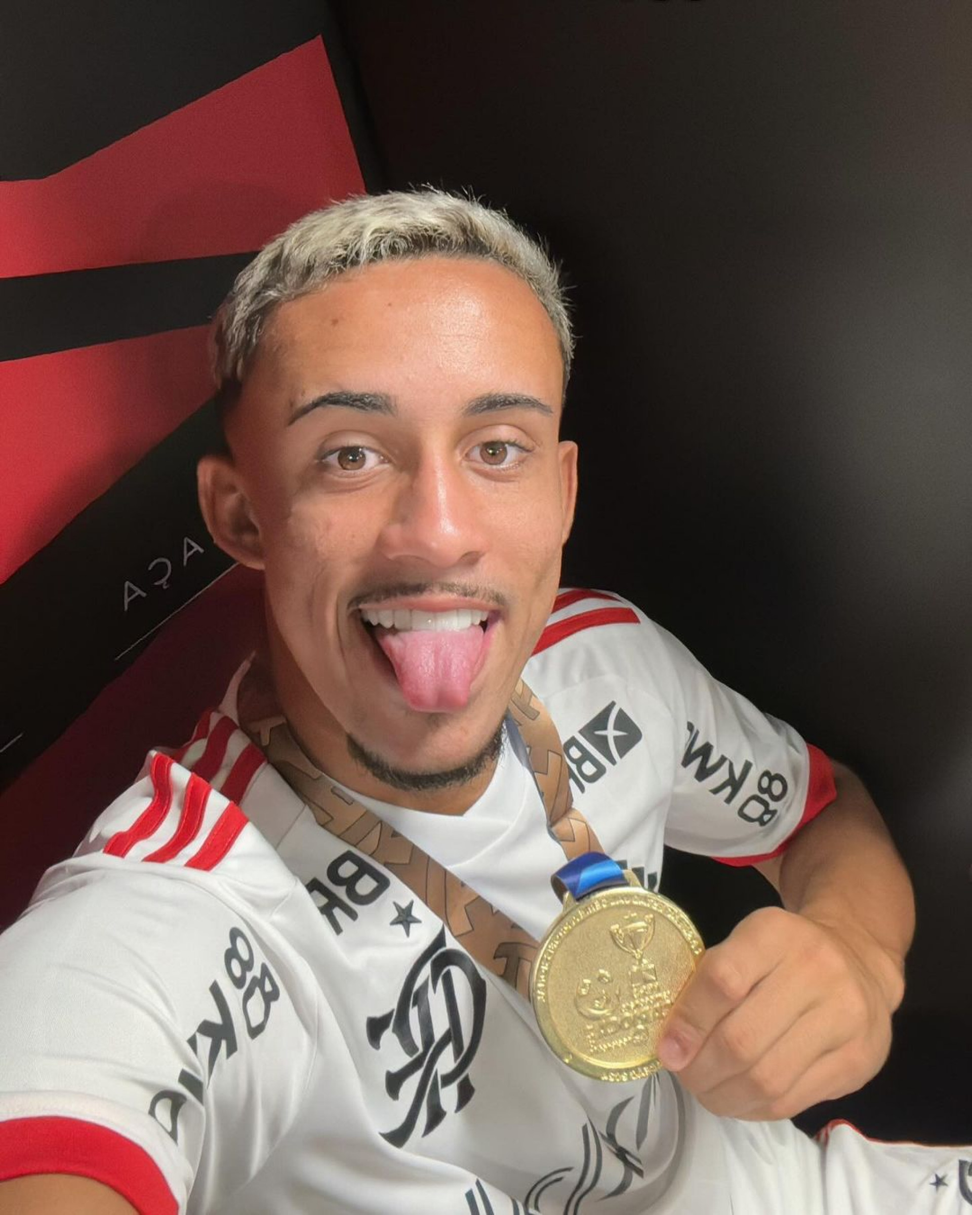 O jogador do Flamengo Matheus Gonçalves - Reprodução/Instagram