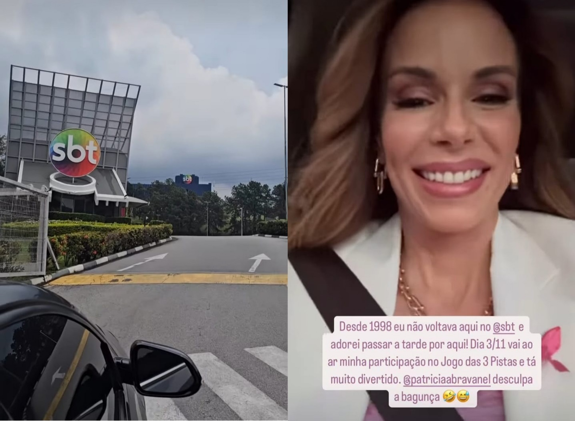 Apresentadora surgiu empolgada com retorno ao SBT - Reprodução de Vídeo/Instagram