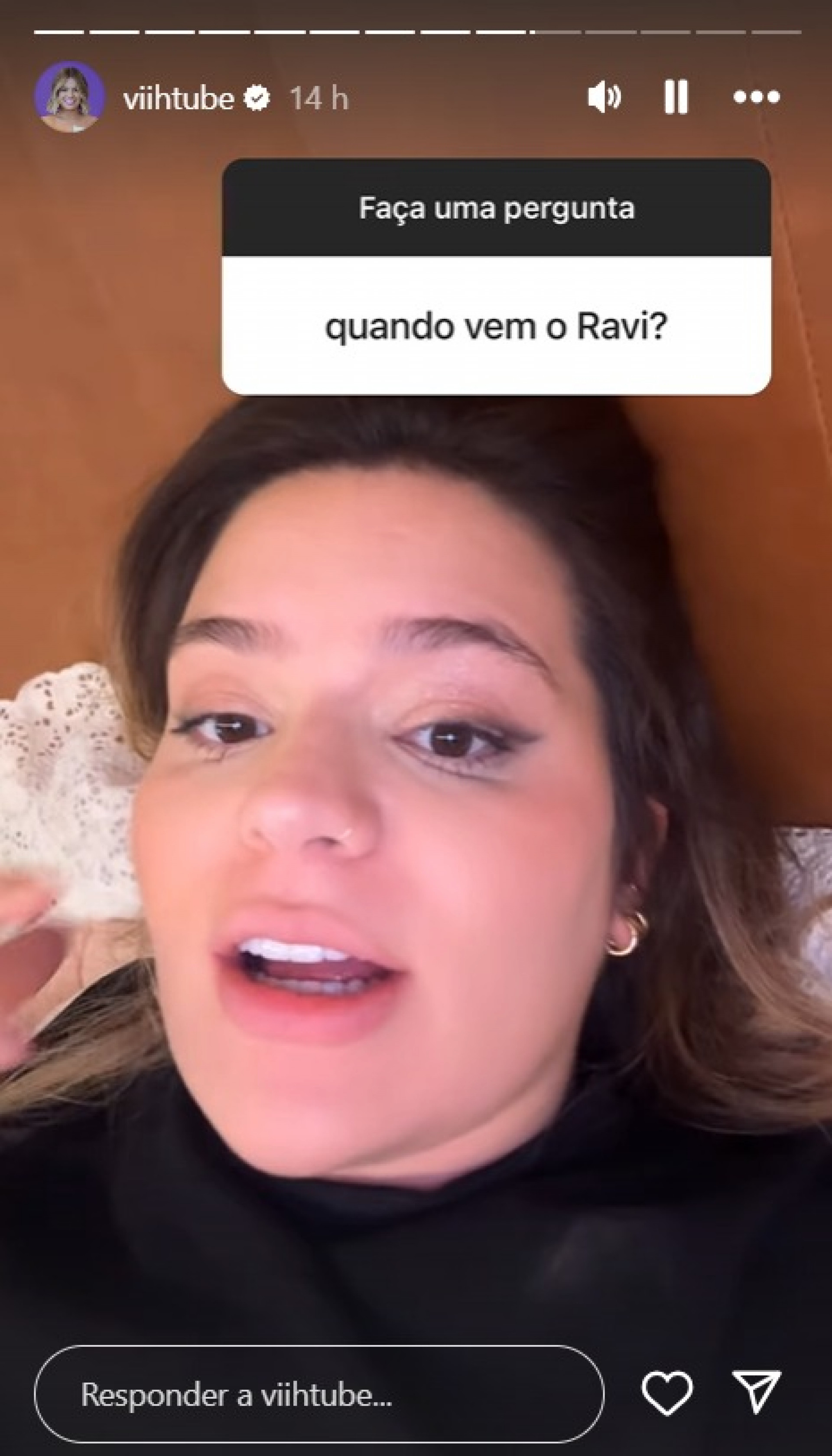 Viih Tube via stories - Reprodução Instagram