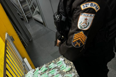 Traficante preso em flagrante em Operação Policial no morro Bela Vista, em Macaé