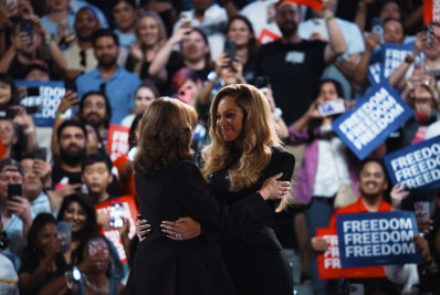 Beyoncé expressa apoio a Kamala Harris: 'É hora dos EUA cantarem uma nova música'