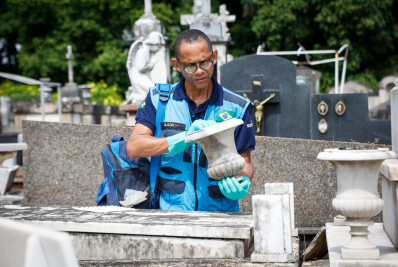 Ações contra dengue são intensificadas em cemitérios do Rio para o Dia de Finados