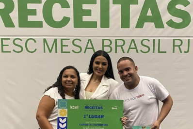 Festival de Receitas Sesc Mesa Brasil RJ premia pratos sustentáveis