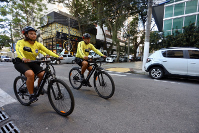 Projeto de Ciclopatrulhamento chega em Icaraí e é bem recebido por moradores