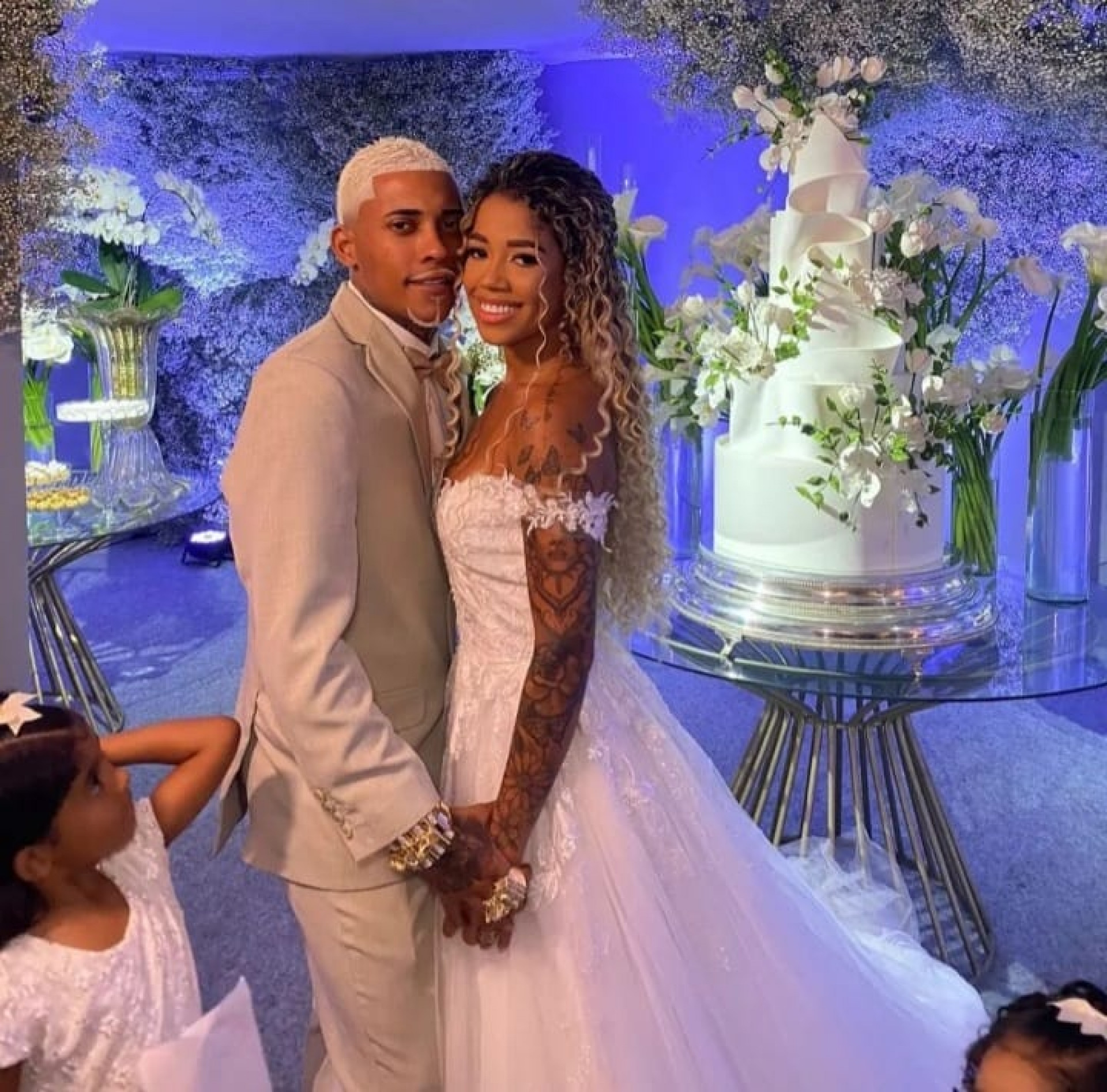 MC Poze do Rodo e Vivi Noronha oficializaram a união  - Reprodução / X