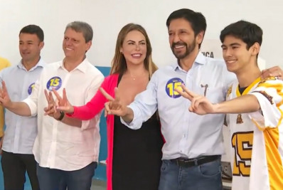 Nunes lança Tomás Covas para deputado em 2026, que fala em 'amassar' Boulos