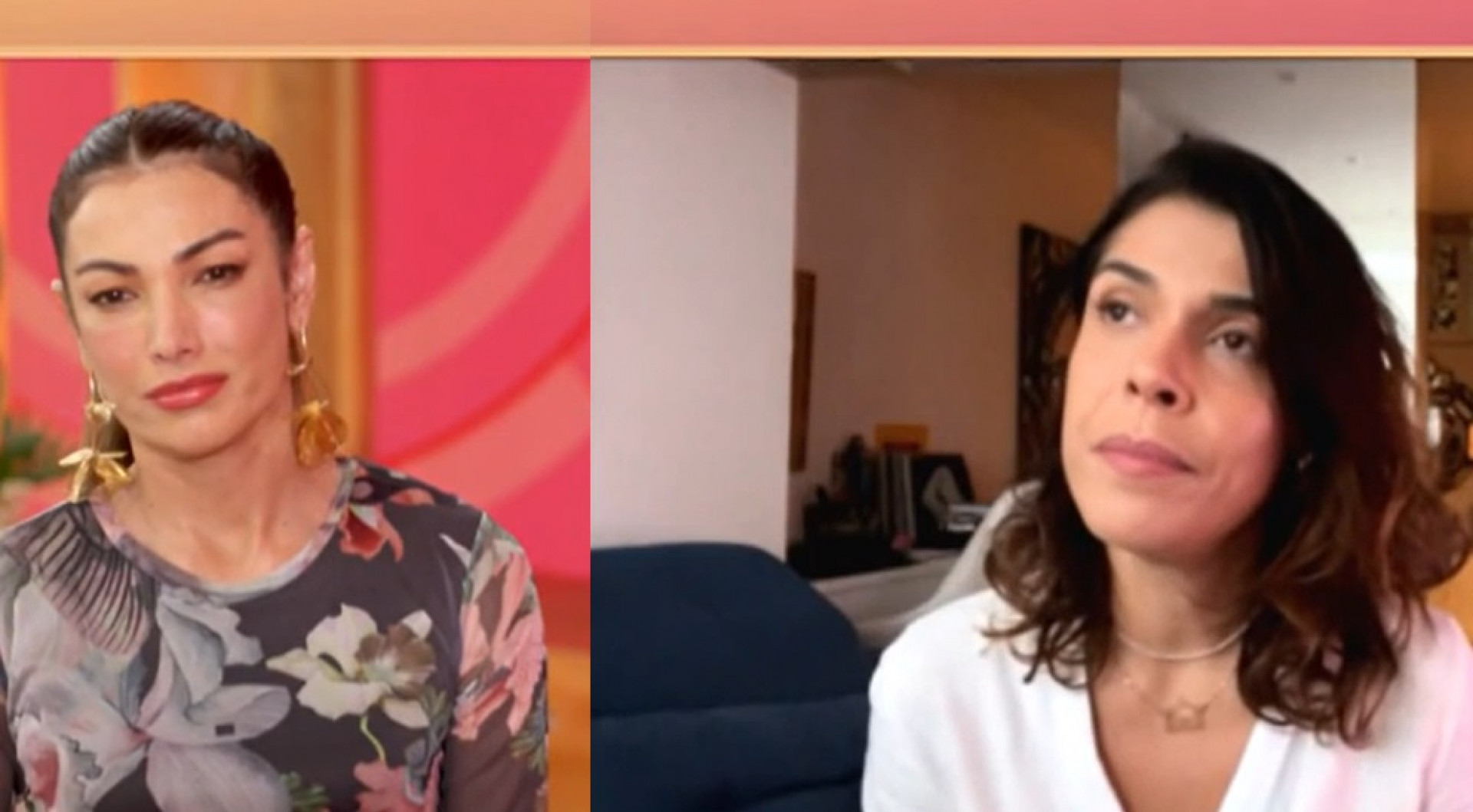 Maria Carol Rebello durante o 'Encontro' - Reprodução de vídeo