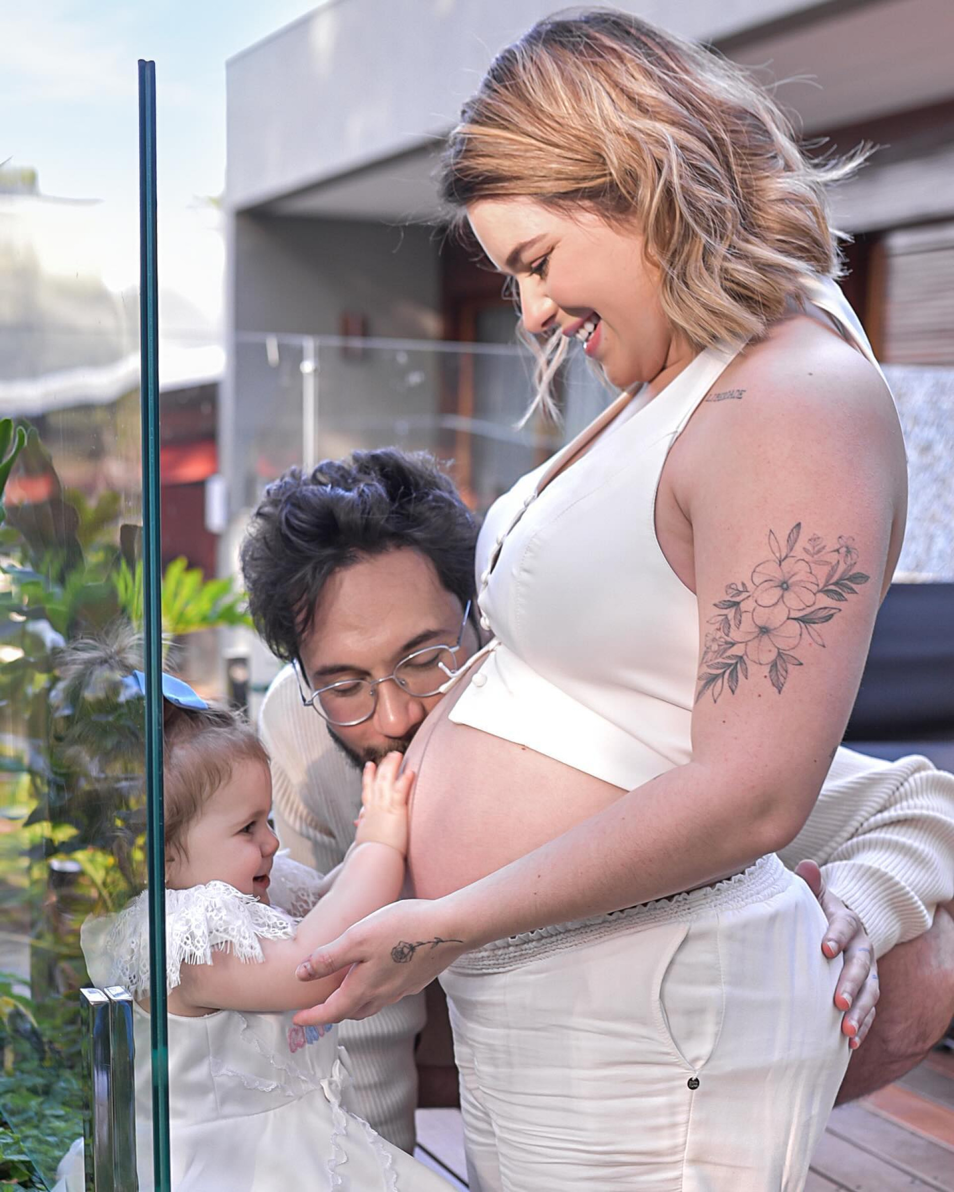 Viih Tube, Eliezer e a filha, Lua - Reprodução / Instagram