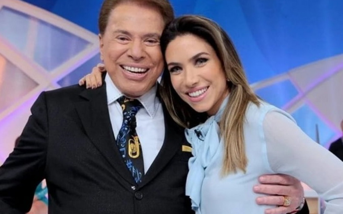 Silvio Santos com a filha Patricia Abravanel - Divulgação/SBT