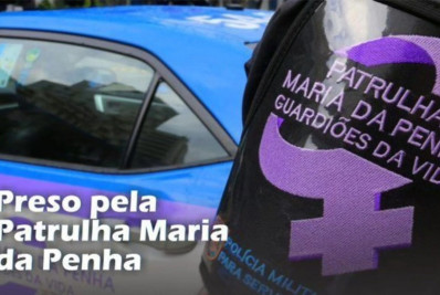 PMs da Patrulha Maria da Penha prendem homem por descumprir medida protetiva em Belford Roxo