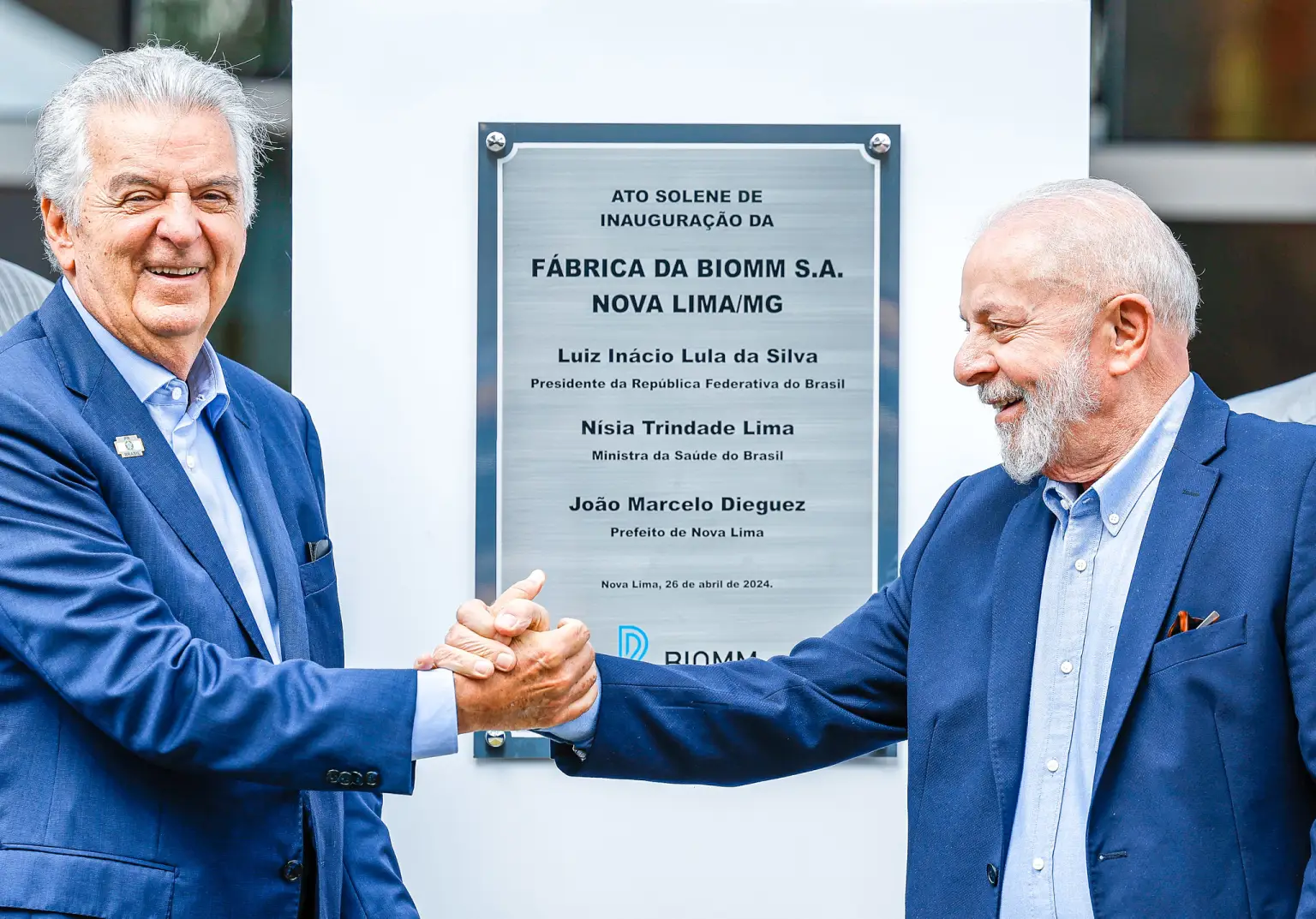 Lula recebe empresário Walfrido dos Mares Guia no Palácio da Alvorada