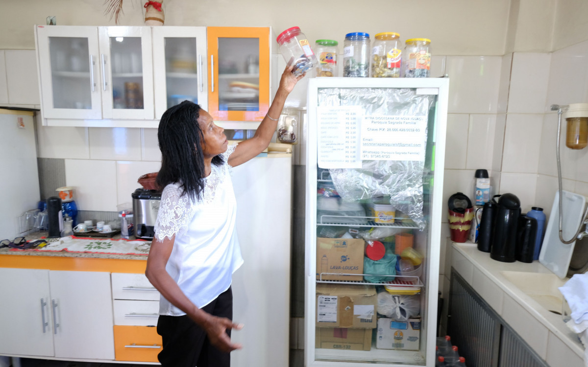 Cantina da igreja foi invadida - Pedro Teixeira/Agência O Dia