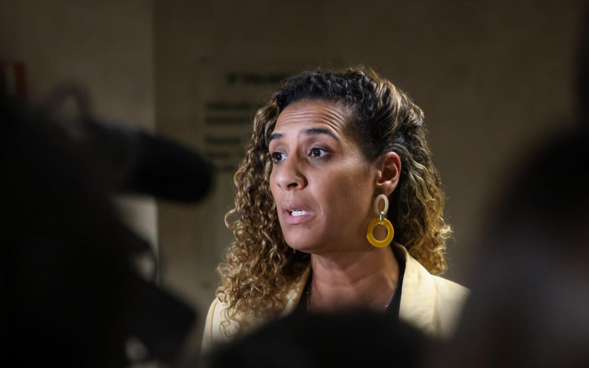 A irmã de Marielle e ministra da Igualdade Racial, Annielle Franco
