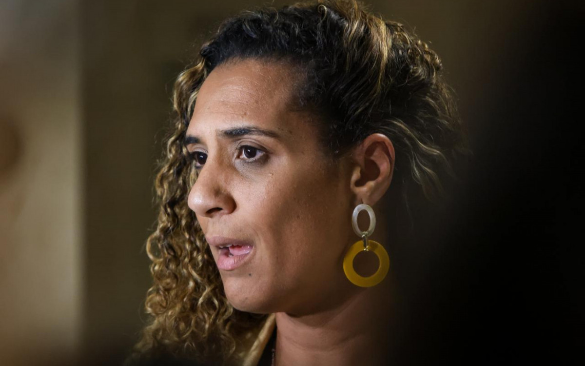 A irmã de Marielle e ministra da Igualdade Racial, Annielle Franco