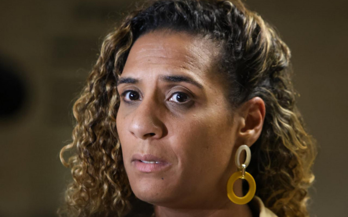 A irmã de Marielle e ministra da Igualdade Racial, Annielle Franco
