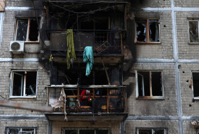 Ataque com drones deixa pelo menos nove feridos na capital da Ucrânia
