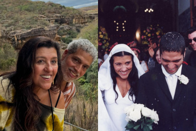 Regina Casé celebra 25 anos de casada com Estevão Ciavatta e declara: 'Te amo na dor e na delícia!'