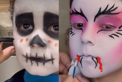 Maquiagem de Halloween para crianças