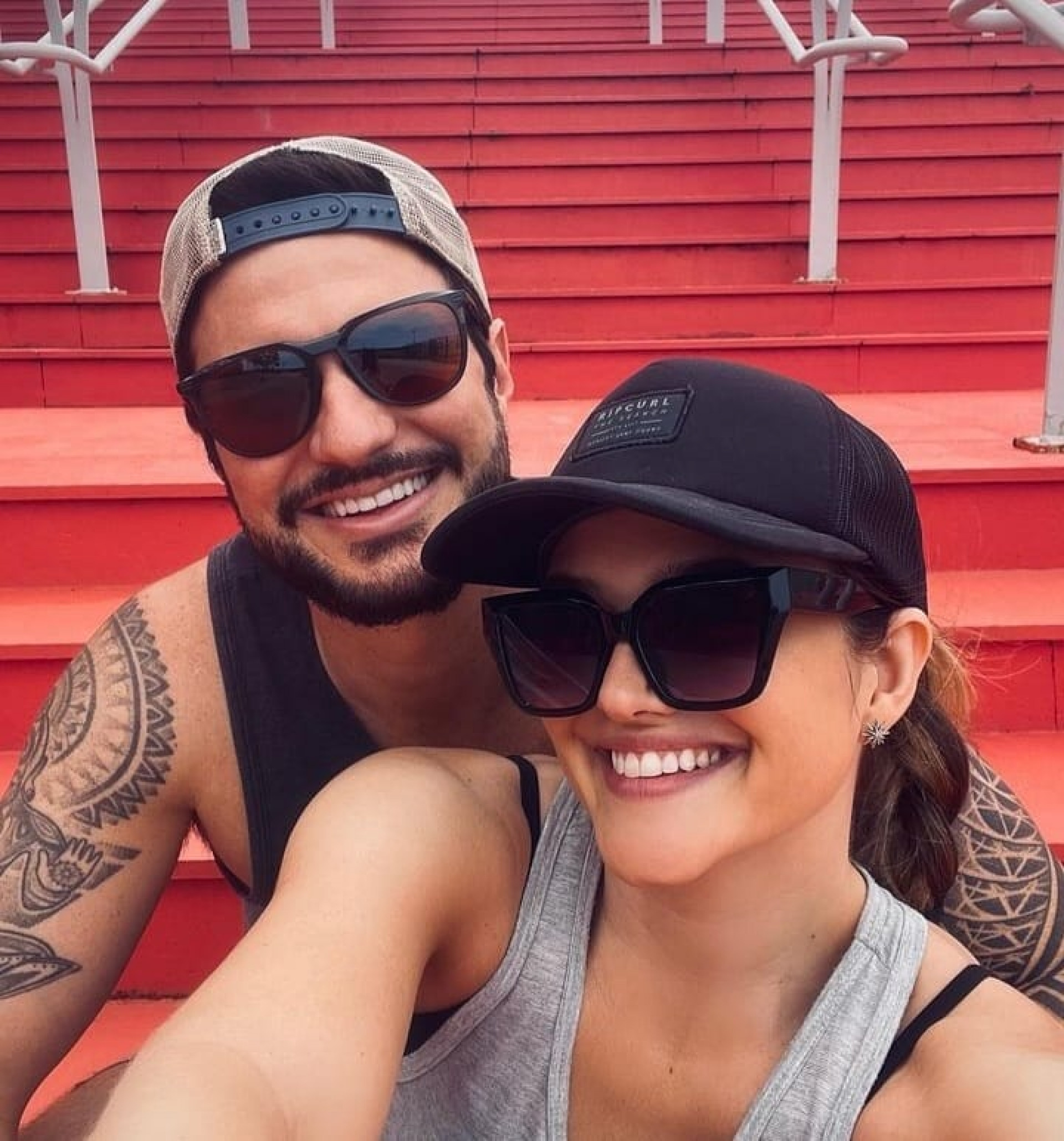 Juliana Paiva e o namorado Danilo Partezani  - Reprodução/Instagram