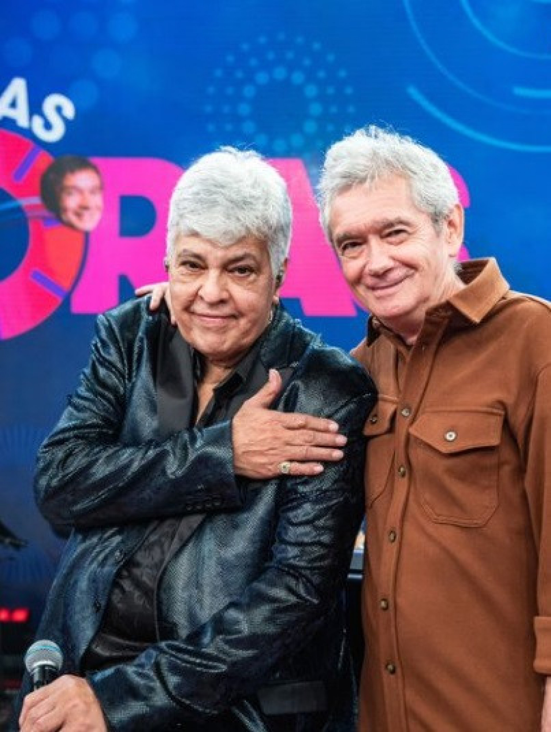 Serginho Groisman recebe Sidney Magal no 'Altas Horas' - Divulgação