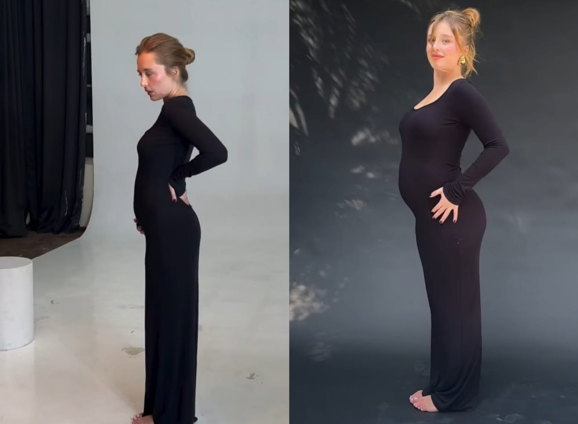 Influenciadora exibiu evolução da gravidez  - Reprodução/Instagram