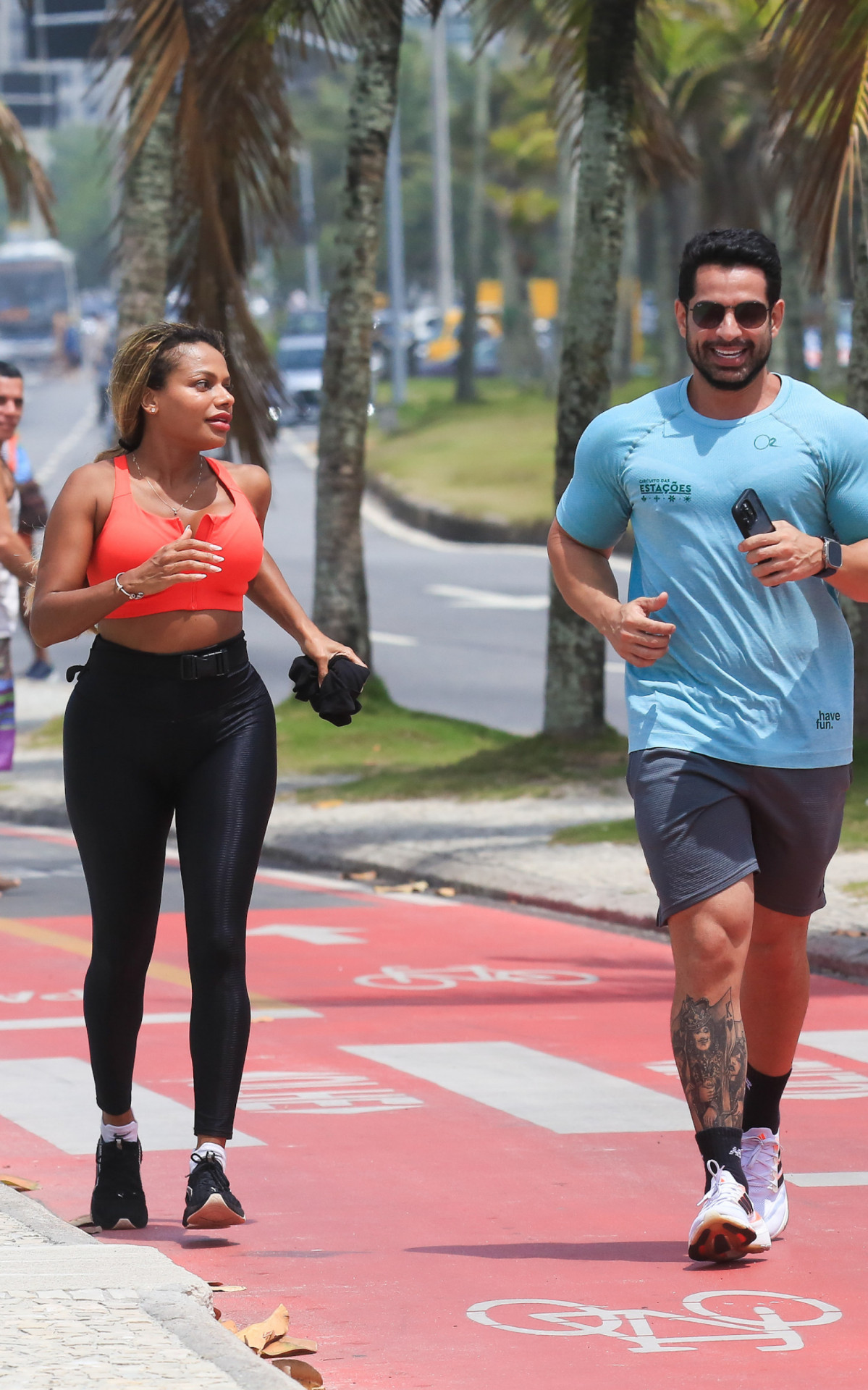 Quitéria Chagas correu com um amigo