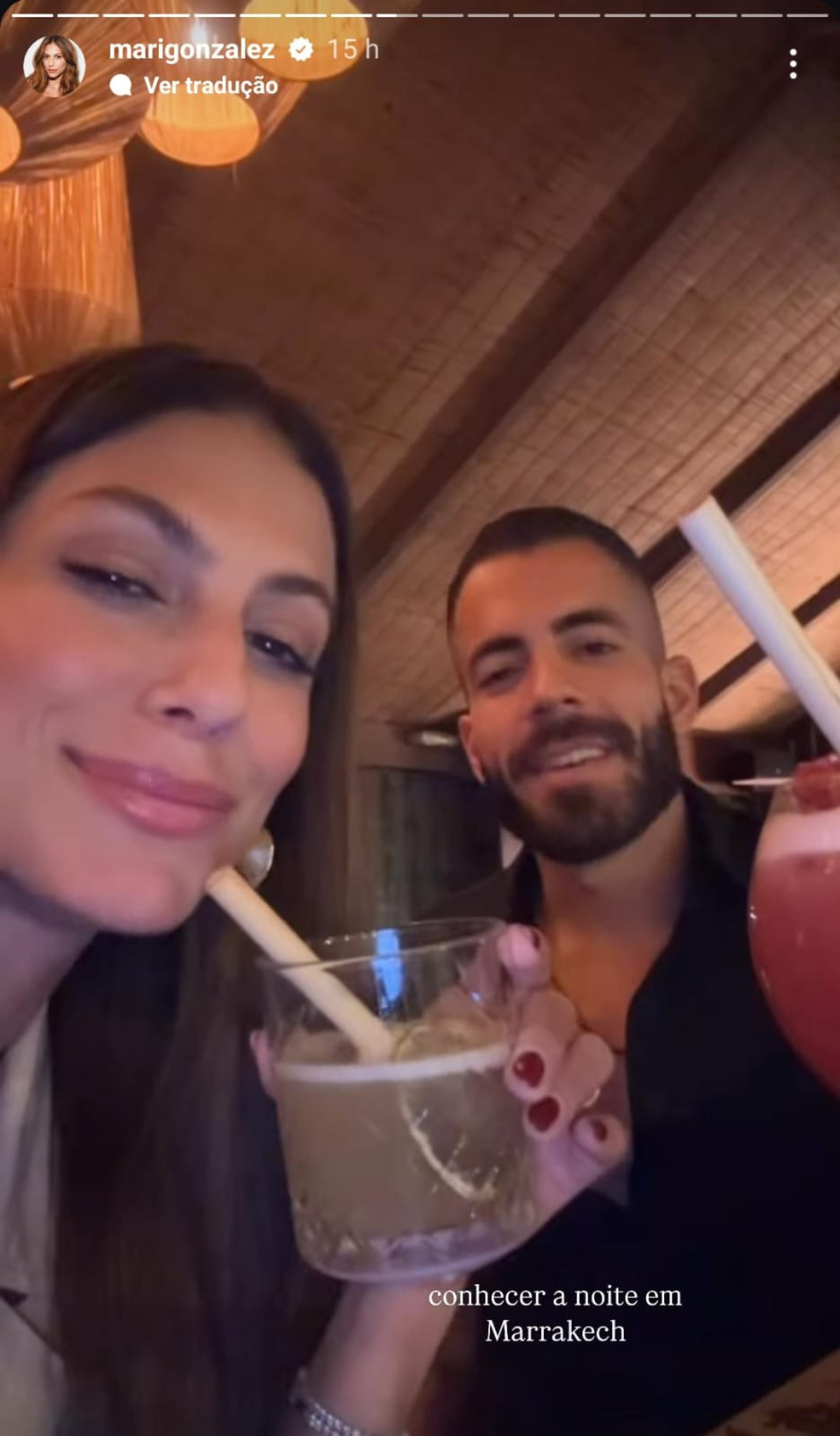 Mari Gonzalez e Pipo Marques curtem noite durante viagem ao Marrocos - Reprodução de vídeo / Instagram