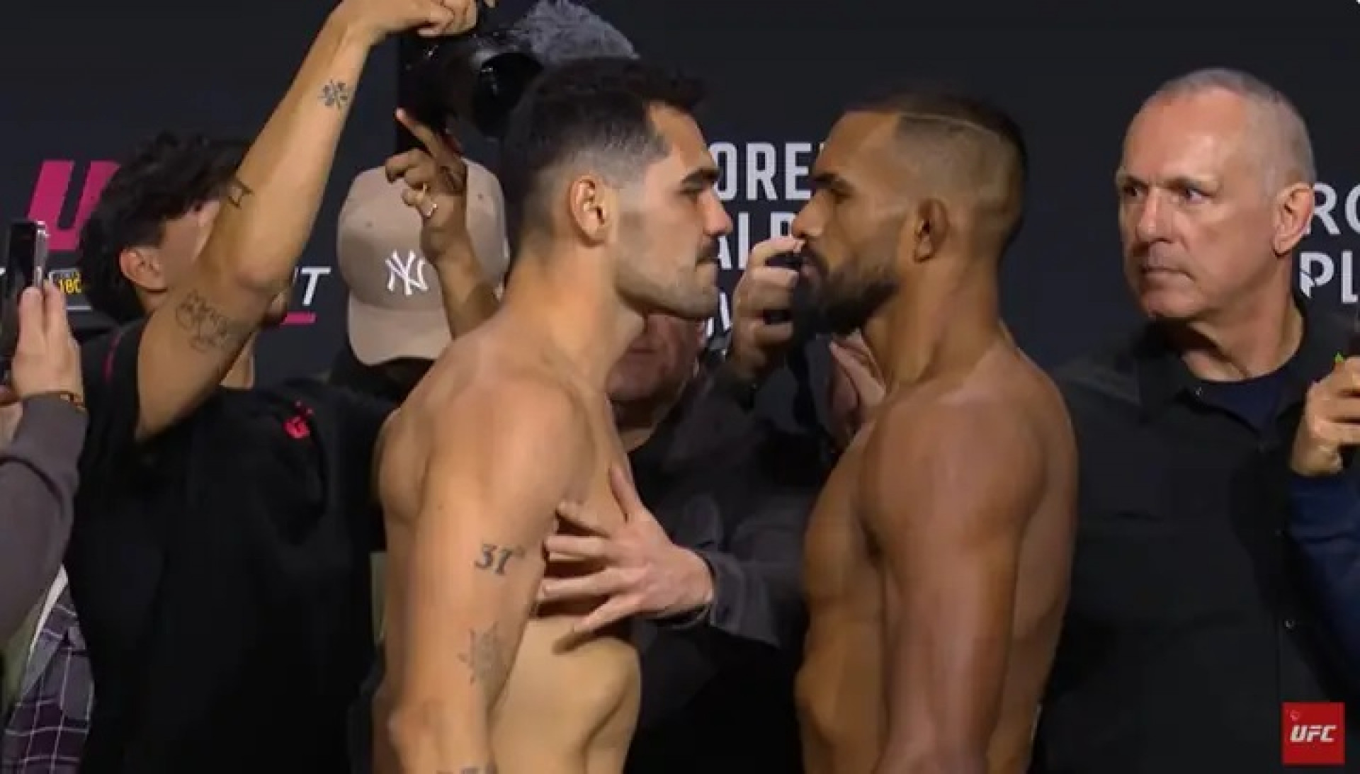 Caio Machado e Brendson Ribeiro ficarão frente a frente - (Foto: Reprodução/UFC)