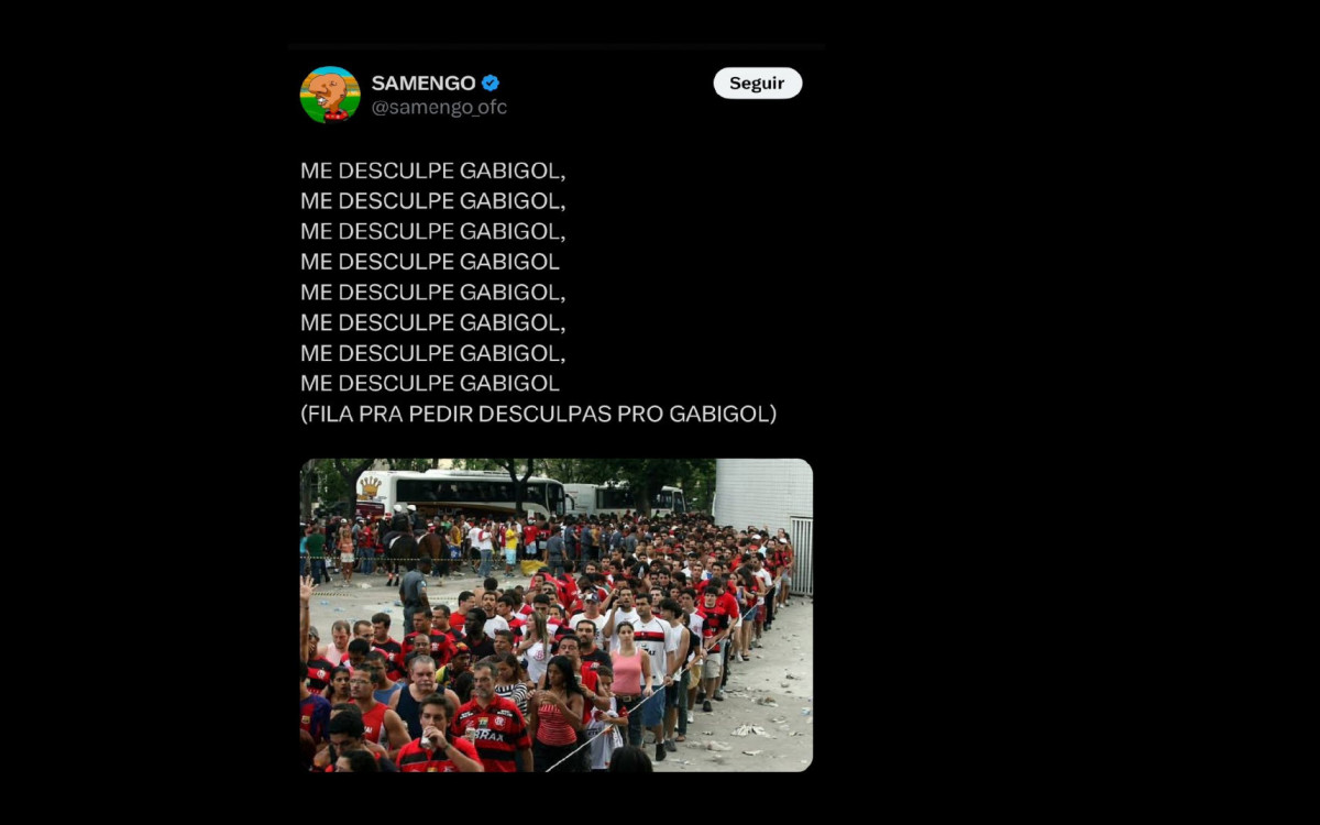 Fila do perdão para Gabigol