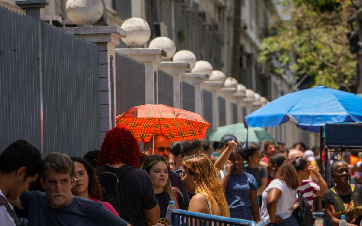 Um dos locais de prova mais movimentados do Maracan&atilde;, o Centro Federal de Educa&ccedil;&atilde;o Tecnol&oacute;gica Celso Suckow da Fonseca (Cefet) - Renan Areias/ Ag&ecirc;ncia O Dia