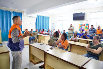 Defesa Civil realiza treinamento de evacuação escolar em Quissamã