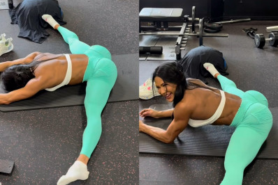 Gracyanne Barbosa exibe sua flexibilidade e web reage