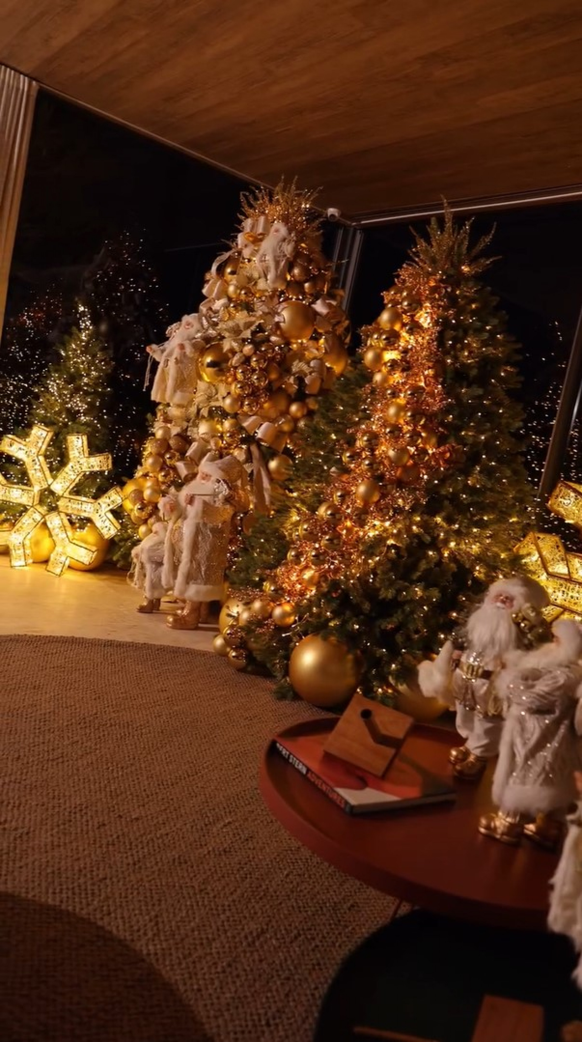 Ana Paula Siebert mostra decoração luxuosa de Natal na fazenda da família - Reprodução / Instagram