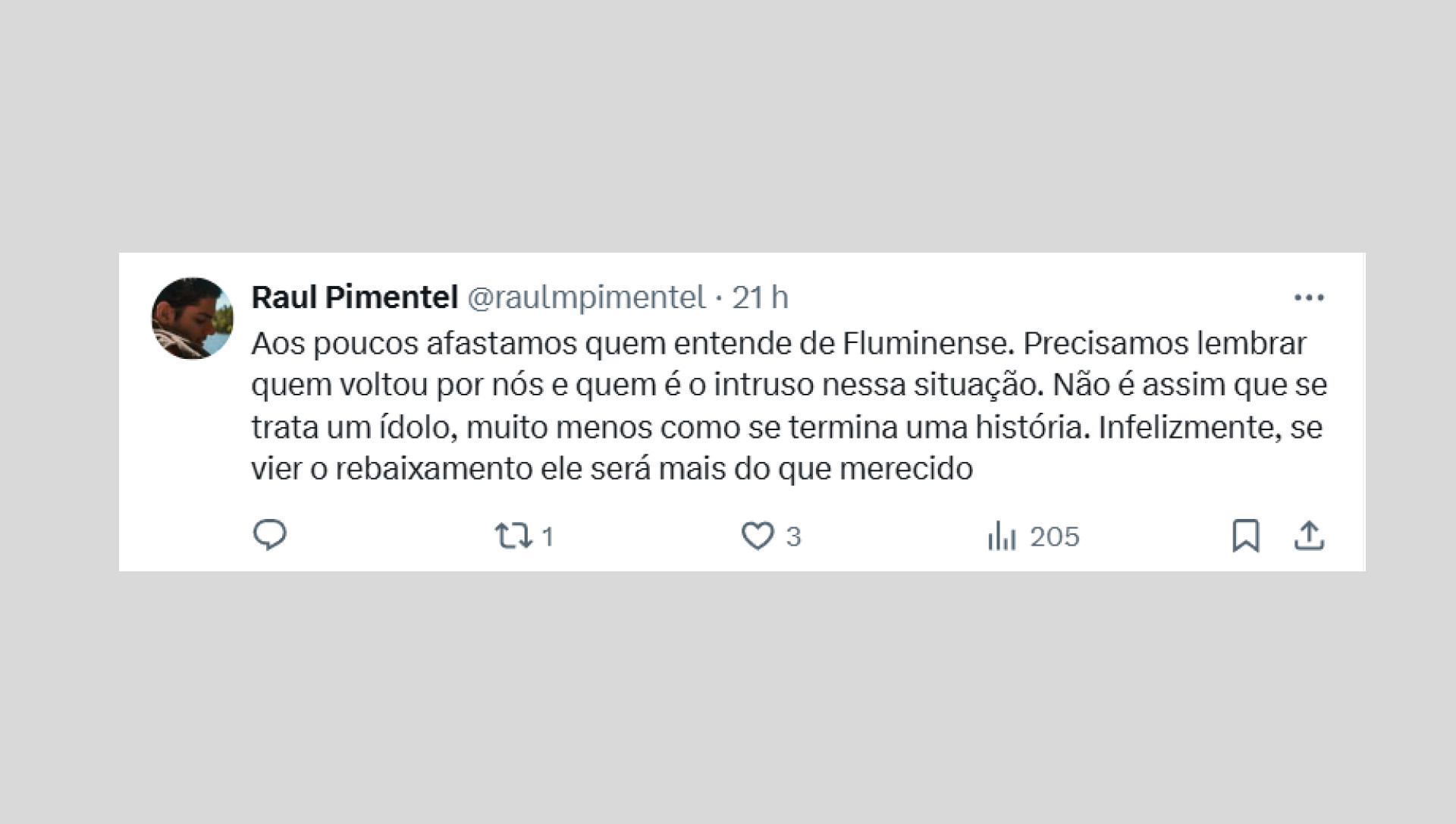 Torcedores comentaram a rescisão de contrato entre Fluminense e Marcelo
- Reprodução X