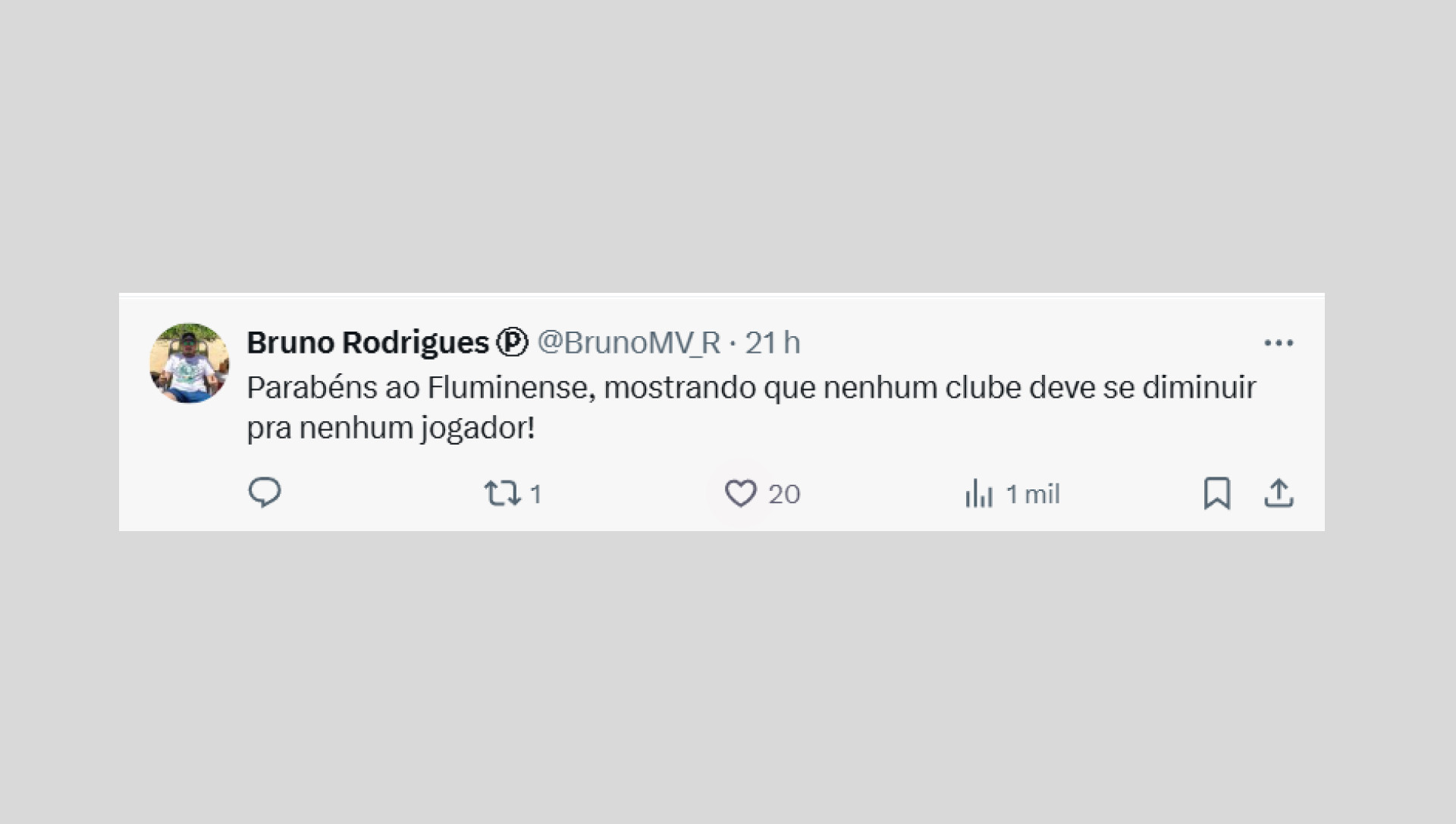 Torcedores comentaram a rescisão de contrato entre Fluminense e Marcelo
- Reprodução X