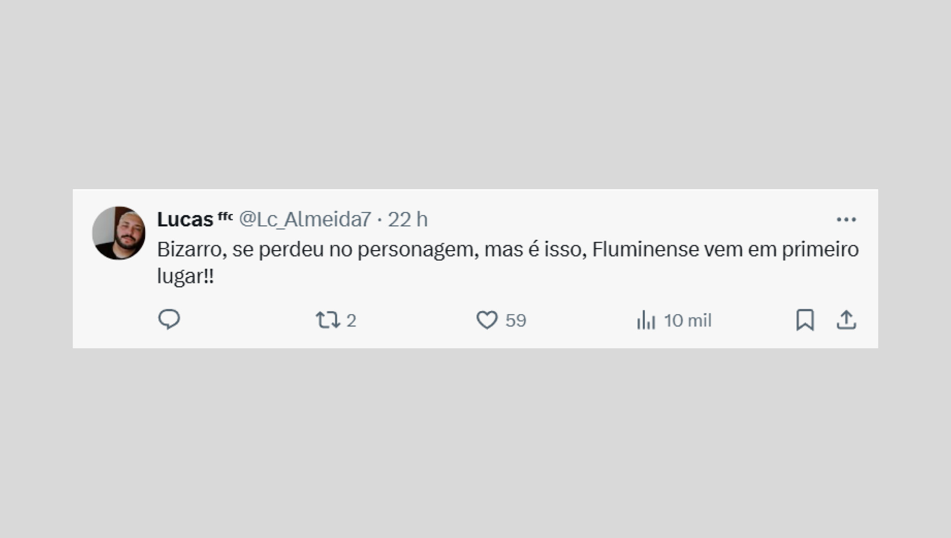 Torcedores comentaram a rescisão de contrato entre Fluminense e Marcelo
- Reprodução X
