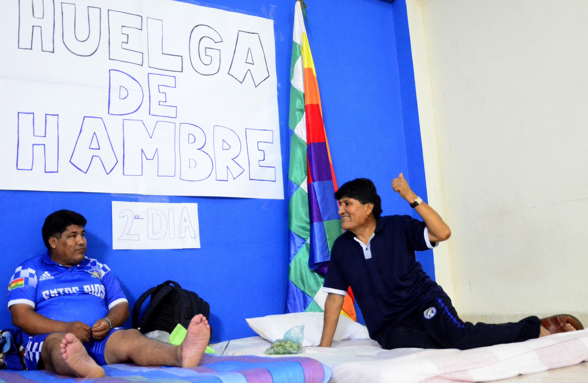 Evo Morales realiza greve de fome - Fernando Cartagena/AFP