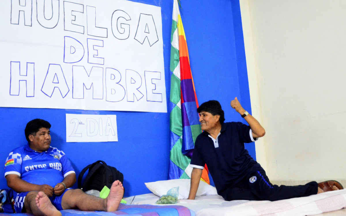 Evo Morales realiza greve de fome