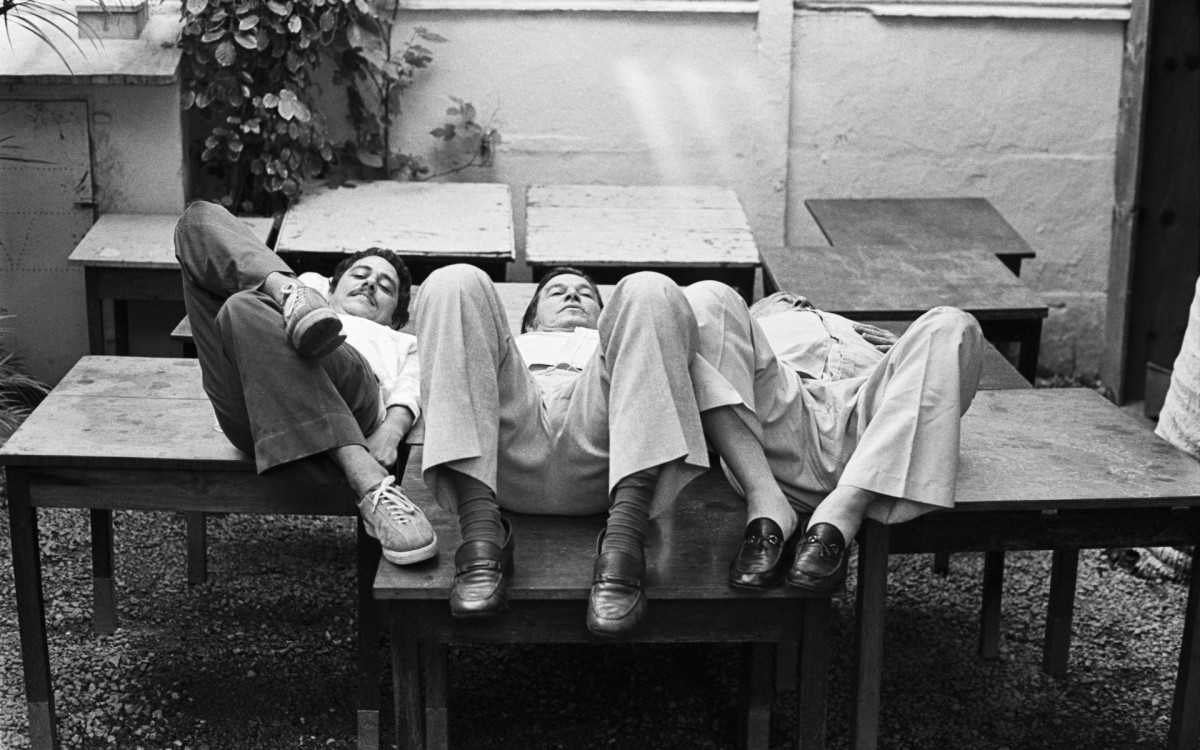 Chico Buarque, Tom Jobim e Vinicius de Moraes. Ano: 1979.
