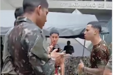 Vídeo: militares do Exército fazem mais uma festa regada de álcool e narguilé na Vila Militar
