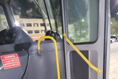 Motorista da Turp é agredido e ônibus vandalizado em Corrêas