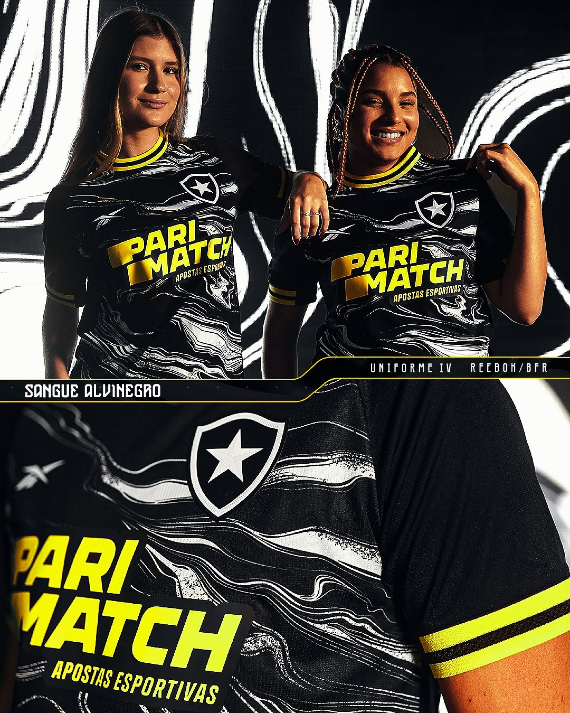 Novo uniforme IV do Botafogo - Divulgação/Botafogo