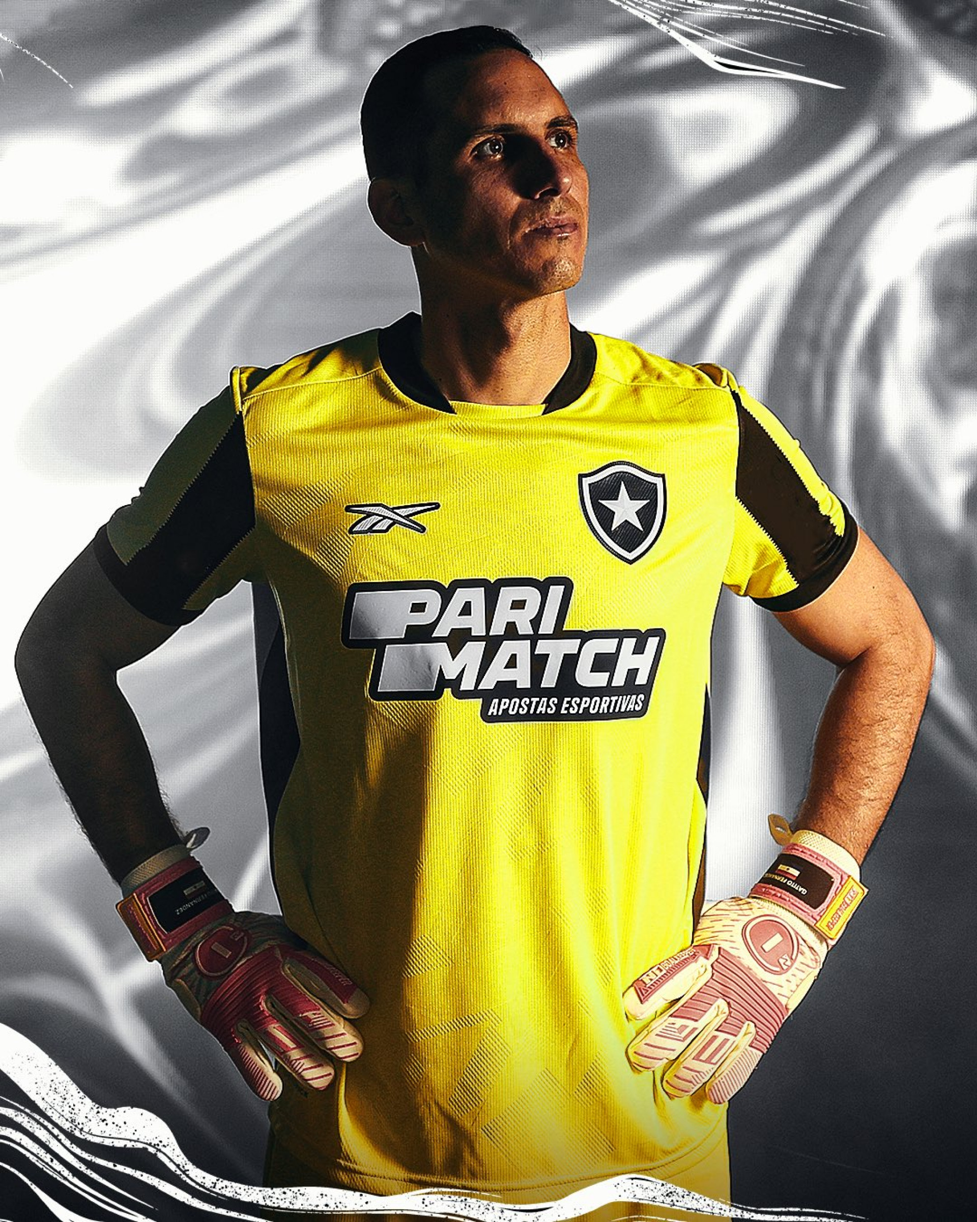 Novo uniforme de goleiro do Botafogo - Divulgação/Botafogo