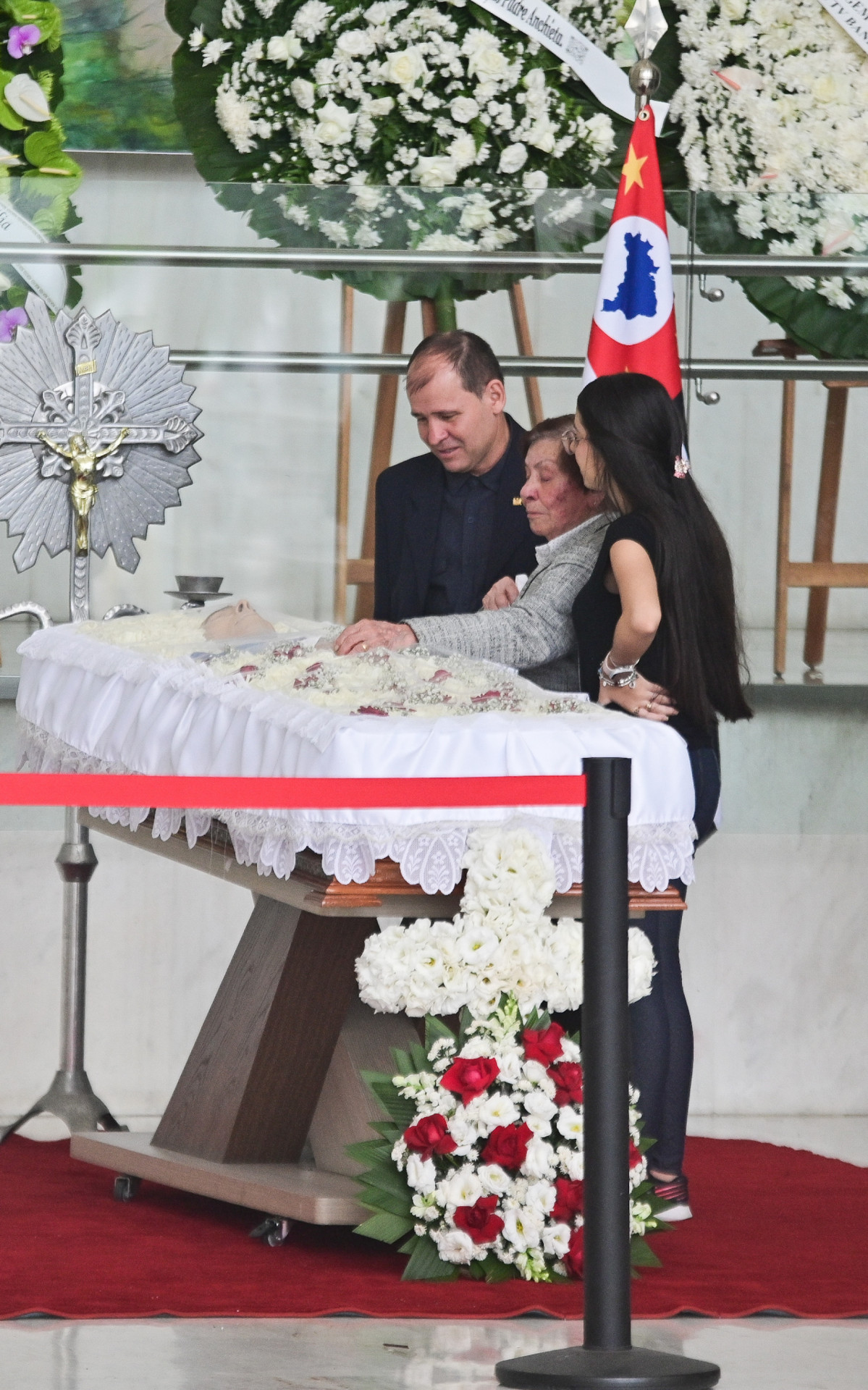 Familiares se despedem de Agnaldo Rayol - Leo Franco/ Agnews