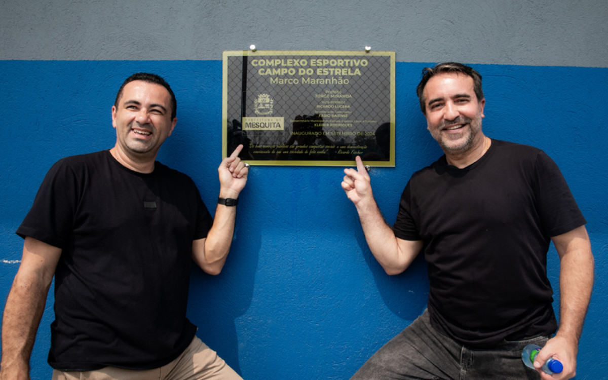 Reinauguração contou com a presença do prefeito Jorge Miranda